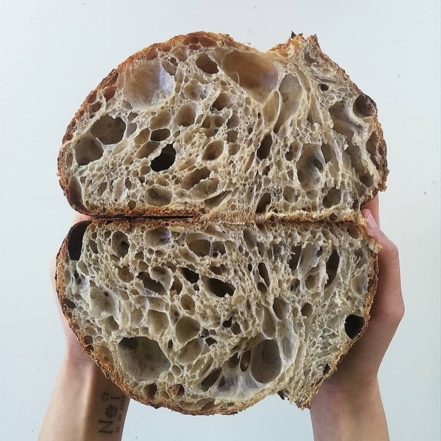 Pane con segale e grano saraceno