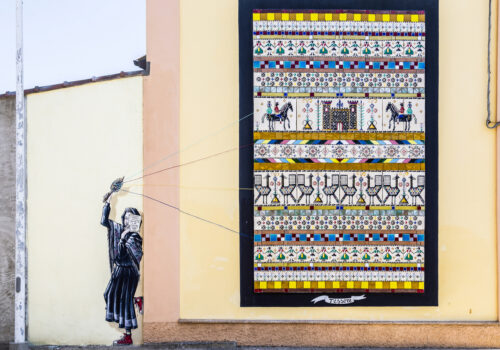 San Gavino, the town in which Sardinian muralism encounters street art