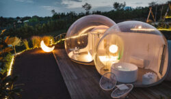 All the comforts, but in nature: the Bubble Rooms are…